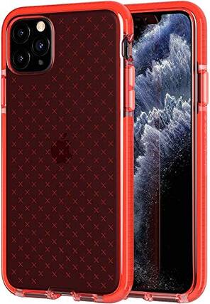 Front. Tech21 - Tech21 Evo Rox Phone Case for Apple iPhone 11 Pro with 12 ft. Drop Protection - Coral.