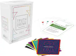 Hasbro - Gaming - Truth or Drink Party Game for Adults Only - GAMES (MISC) - Multicolor