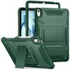 Front. DTTO - iPad Air 11 Case for M3/M2 (2024-2025), iPad Air 5th/4th Gen (2022/2020), with Screen Protector & Kickstand - Alpine Green.