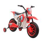 Aosom - 12V Kids Motorcycle, Electric Motor Bike, Battery-Powered Ride-On Toy with Charging Battery, Training Wheels