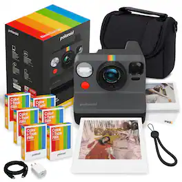 Polaroid - Now Generation3 iType Instant Camera in Black Value Bundle