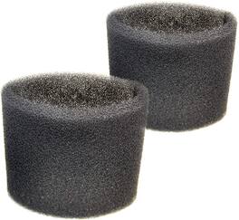 HQRP - 2-Pack Foam Sleeve Filters for Shop-Vac Wet/Dry Vacuums 5 gallon and above, Type R 90585 9058500 Replacement