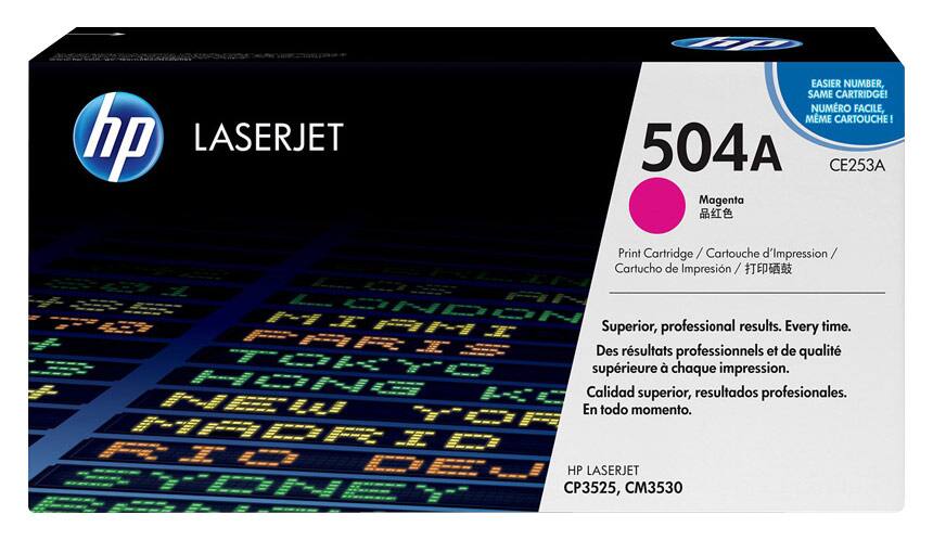 HP - 504A High-Yield Toner Cartridge - Magenta