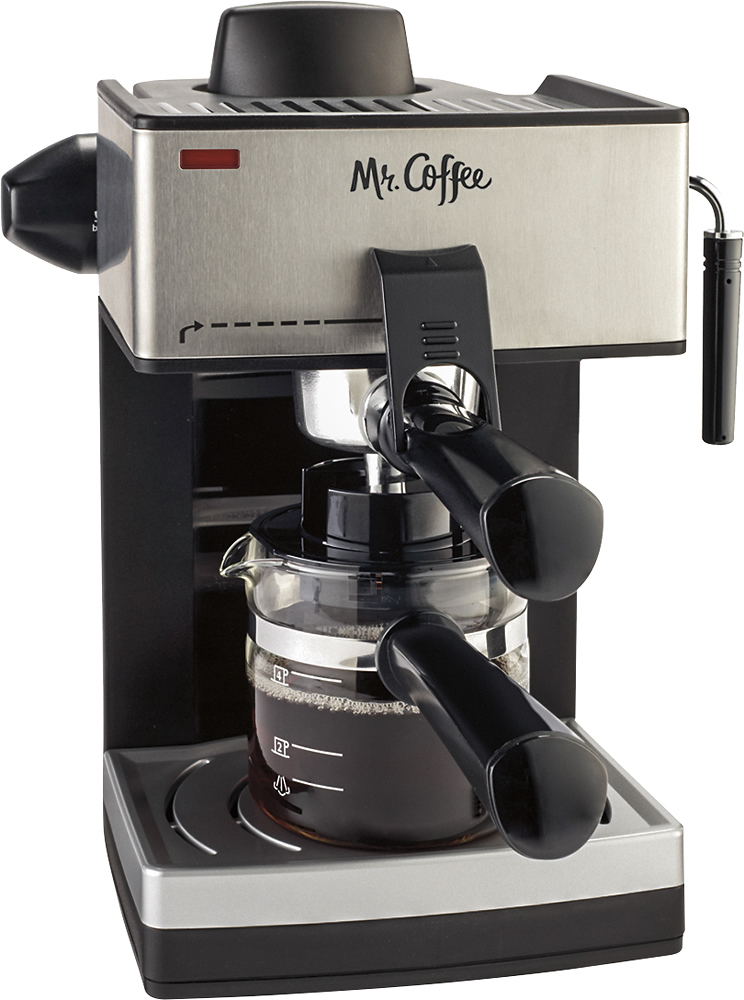 Best Buy Mr. Coffee Steam Espresso Machine Black/Silver