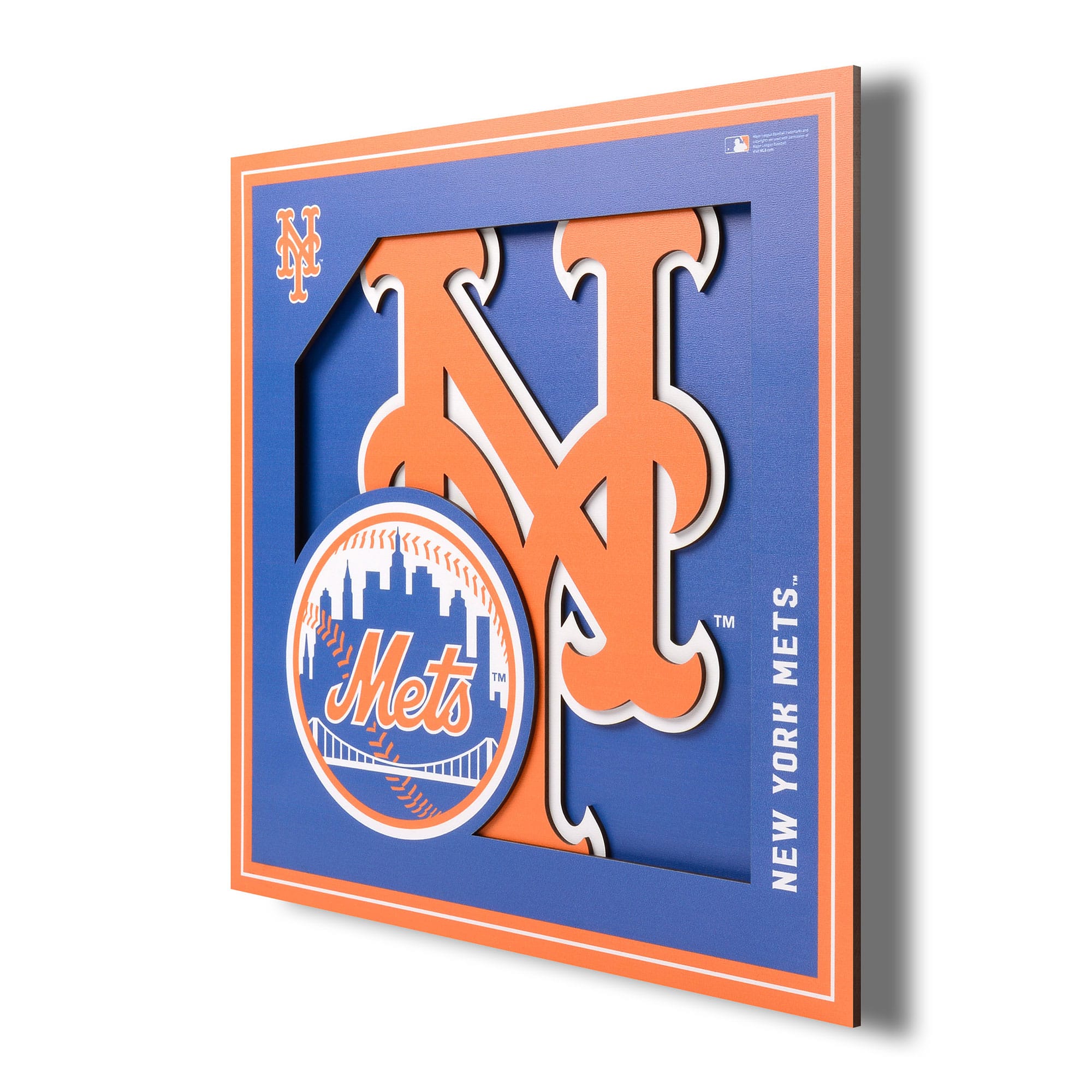 YouTheFan - 12'' x 12'' 3D Logo Wall Art - Multicolor price history on PriceWatchPro