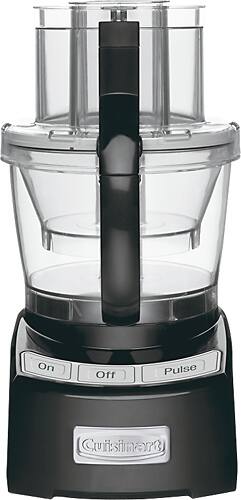 Front. Cuisinart - Elite Collection 12-Cup Food Processor - Black.