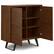 Alt View 11. Simpli Home - Lowry Medium Storage Cabinet - Walnut Veneer.
