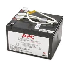 Front. APC - 9VAh UPS Replacement Battery Cartridge #109 - White.