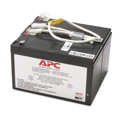 Front. APC - 9VAh UPS Replacement Battery Cartridge #109 - White.