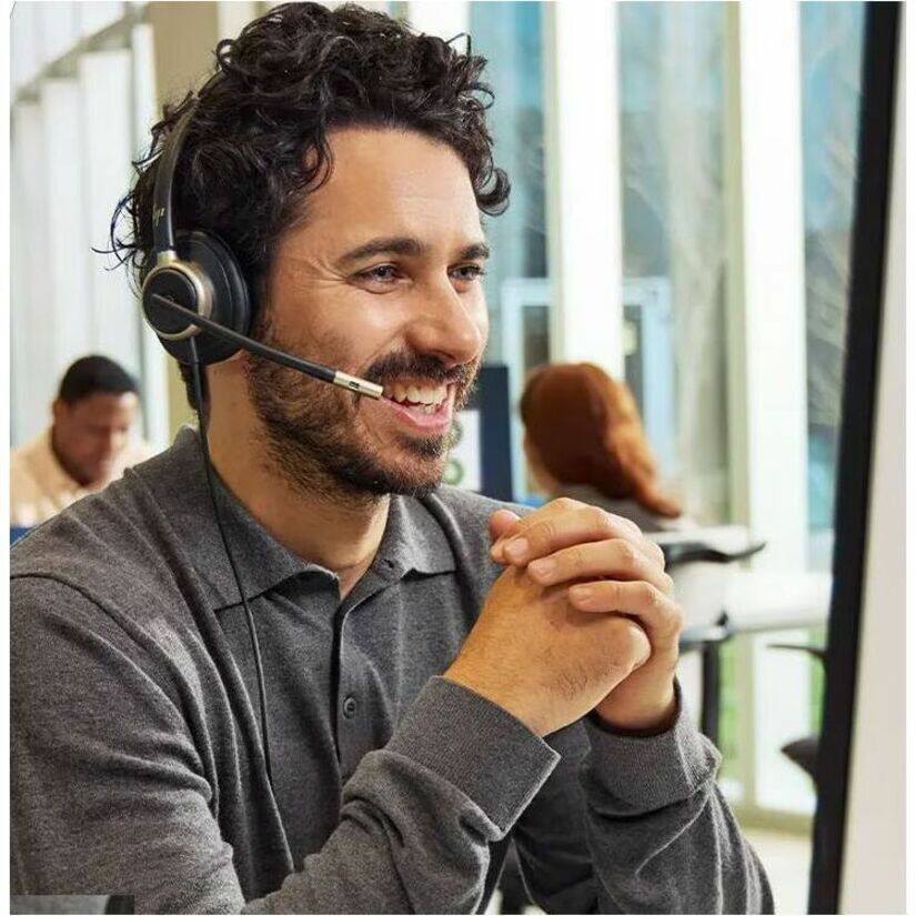 Alt View 2. Plantronics - Mission 615 Monaural USB Wired Headset [C01C3AA].