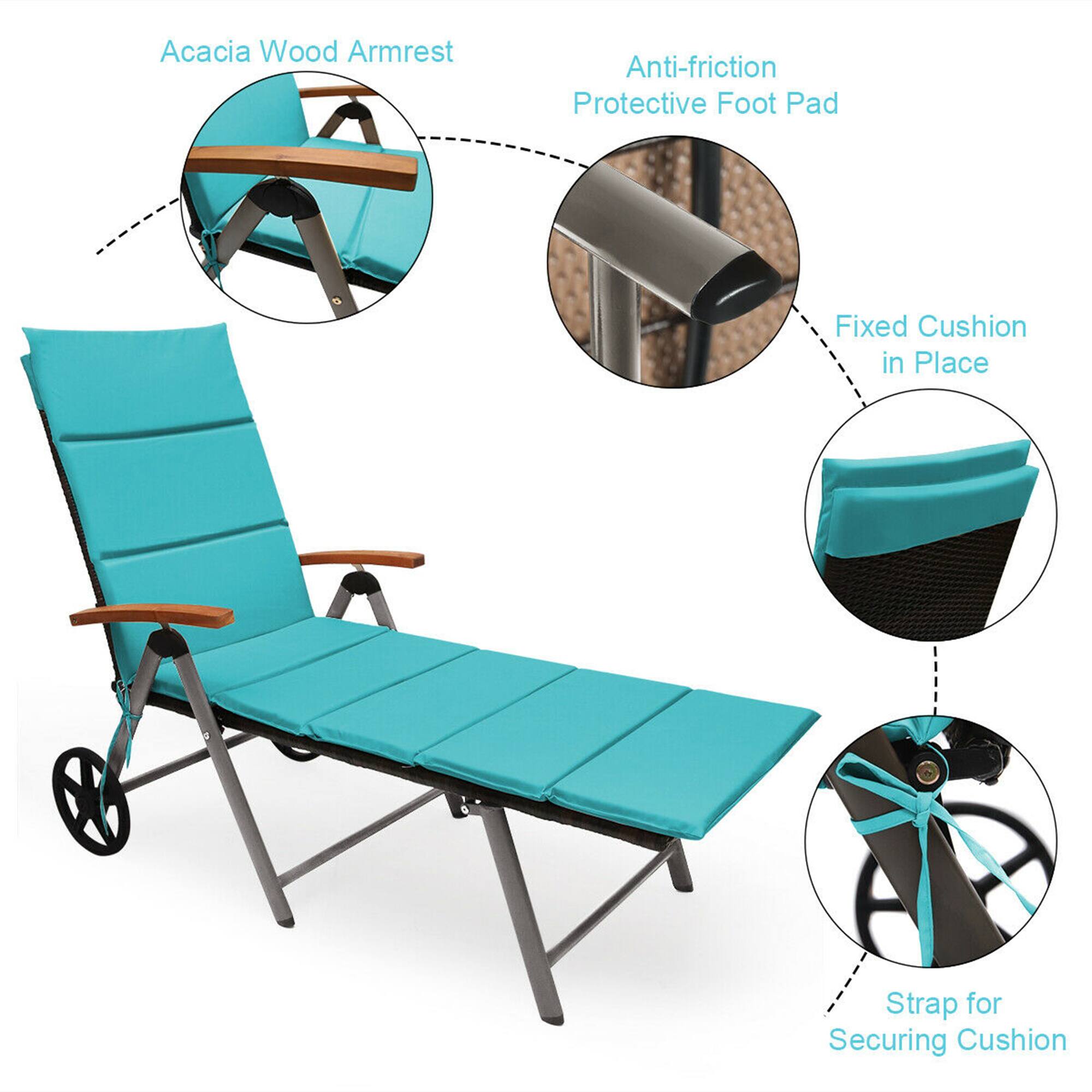 - Acacia Wood Armrest
- Anti-friction Protective Foot Pad
- Fixed Cushion in Place
- Strap for Securing Cushion