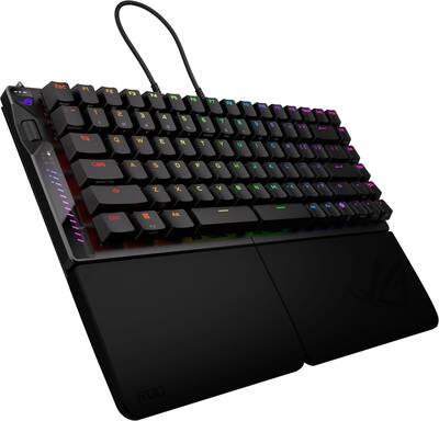 ASUS ROG Falcata 75% Wireless Magnetic Hall Effect RGB Ergonomic Gaming Keyboard with Hot Swappable ROG HFX V2 Switches Black M703 ROG FALCATA/HFXV2/CA/PBT - Best Buy ASUS ROG Falcata 75% Wireless Magnetic Hall Effect RGB Ergonomic Gaming Keyboard with Hot Swappable ROG HFX V2 Switches Black M703 ROG FALCATA/HFXV2/CA/PBT - Best Buy