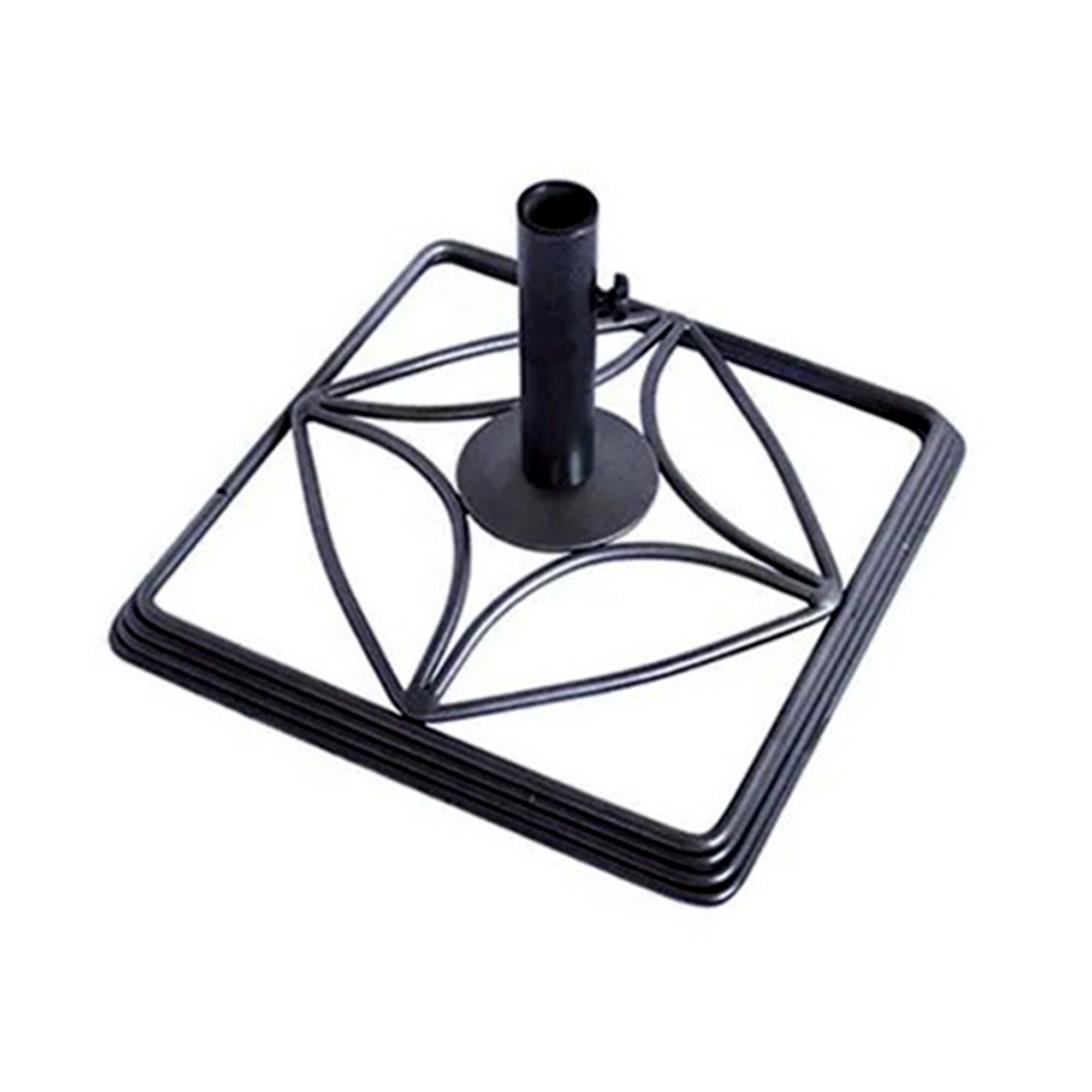 Alt View 5. Four Seasons Courtyard - Four Seasons Courtyard Stonington 18.5 Inch Heavy Iron E Coated Umbrella Base - Black.