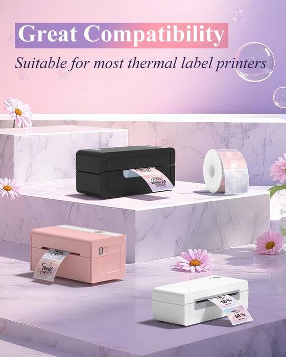 Great Compatibility  
Suitable for most thermal label printers