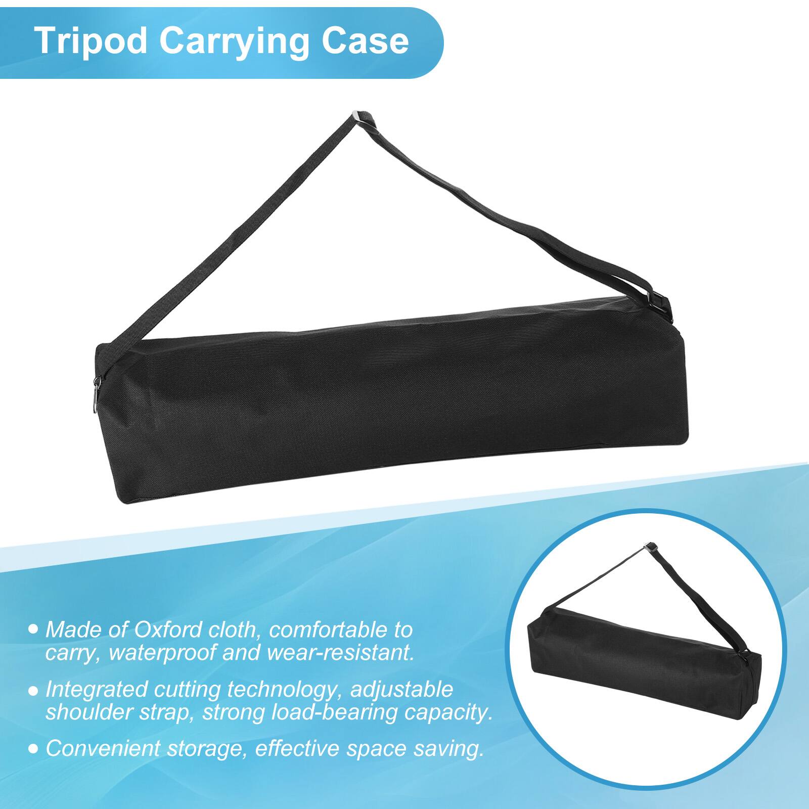 Tripod Carrying Case

- Made of Oxford cloth, comfortable to carry, waterproof and wear-resistant.
- Integrated cutting technology, adjustable shoulder strap, strong load-bearing capacity.
- Convenient storage, effective space saving.