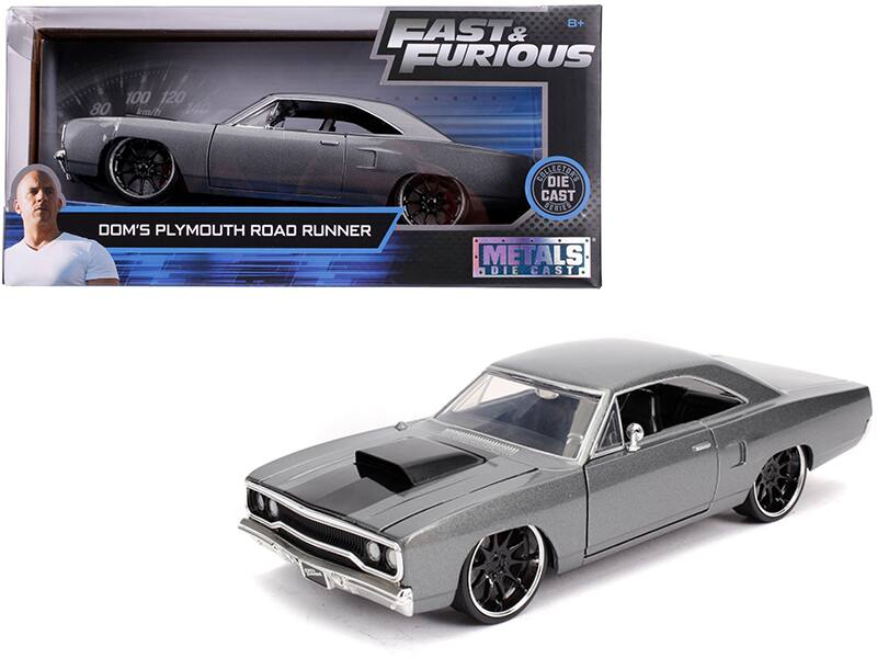 80 100 120 140 km/h

FAST & FURIOUS

DOM'S PLYMOUTH ROAD RUNNER

METALS DIE CAST

COLLECTION DIE CAST SERIES
