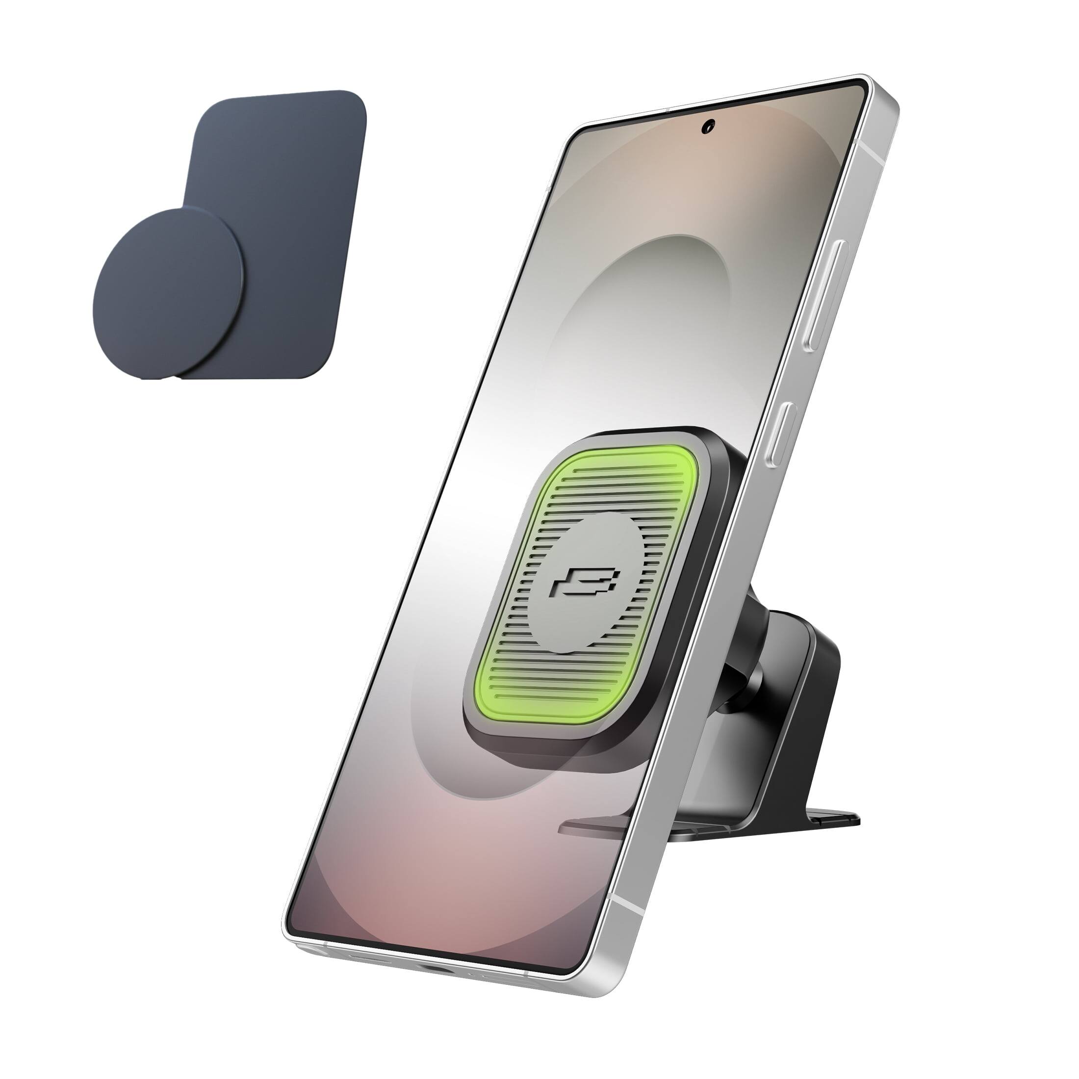 Front. Bracketron - Bracketron MagDash Magnetic Car Phone Mount, Dashboard Holder with 360° Rotation for iPhone & Android - Black.