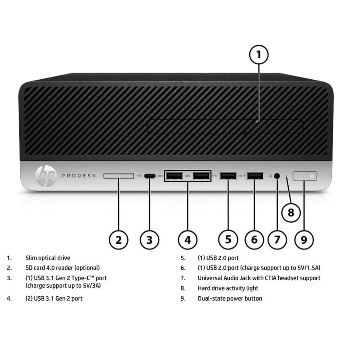 Refurbished Excellent Refurbished HP ProDesk 600G5 SFF