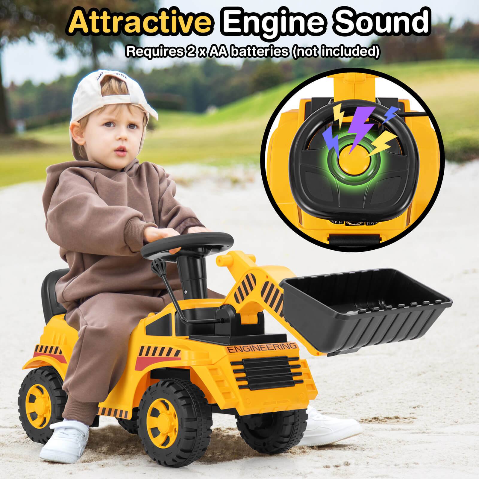 Attractive Engine Sound  
Requires 2 x AA batteries (not included)  

ENGINEERING