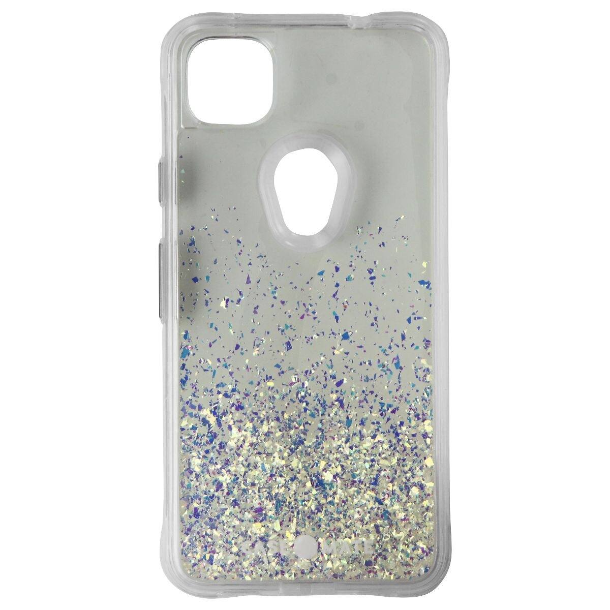 Back. Case-Mate - Case-Mate Twinkle Ombre Series Hard Case for Google Pixel 4a (Only) - Stardust - Multicolor.