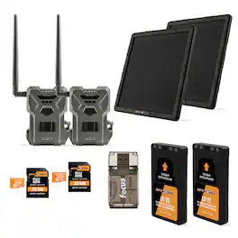 Spypoint - FLEX-M Trail Camera Bundle with SPLB Solar Panel and Accessories