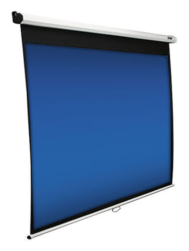 Elite Screens - Manual Series 84" Pull-Down Projector Screen - White