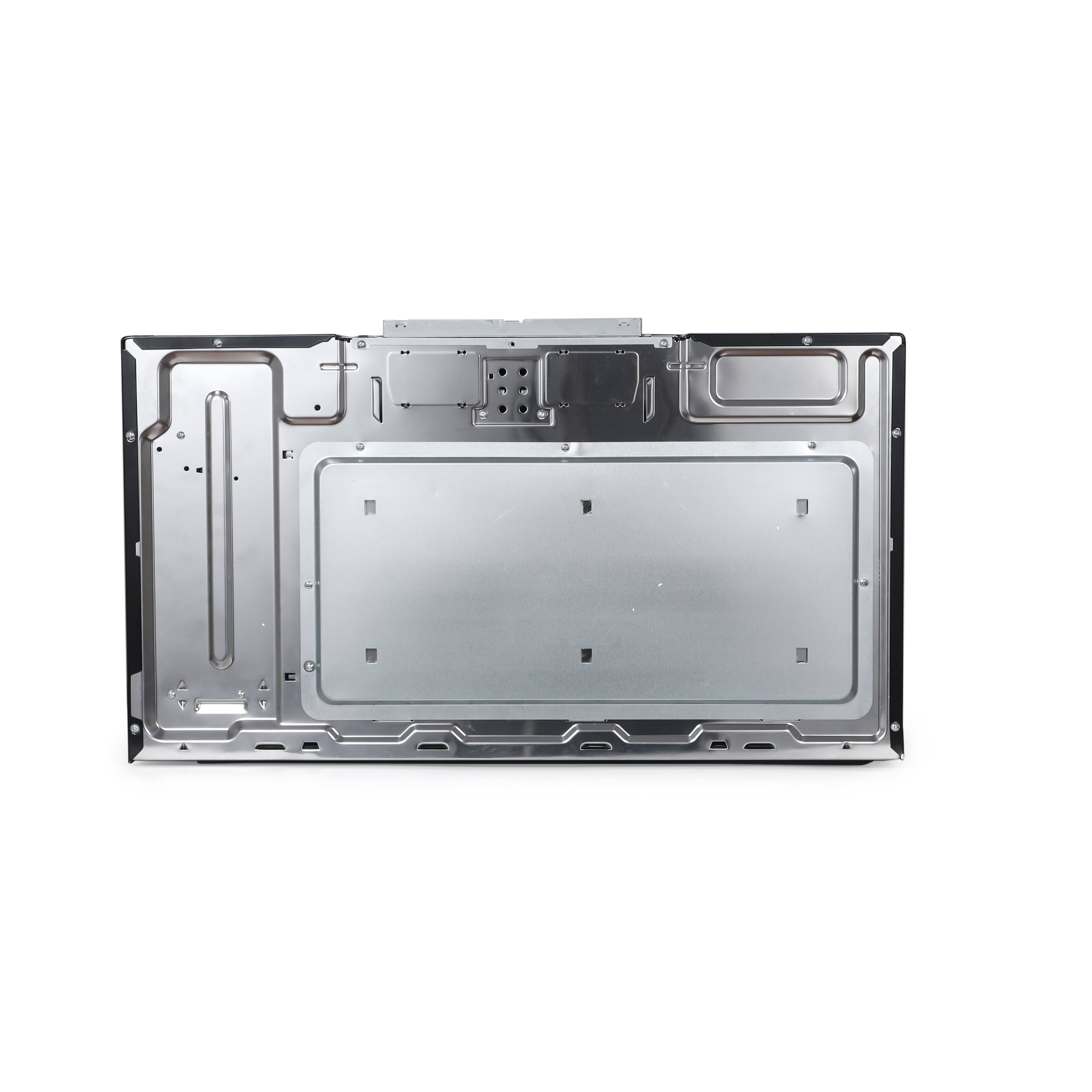 Alt View 2. Commercial Chef - Commercial Chef 1.7 Cu. Ft. Over-The-Range Convection Microwave Oven, 10 Power Levels, Air Fryer, 300 CFM Hood Fan - Black.