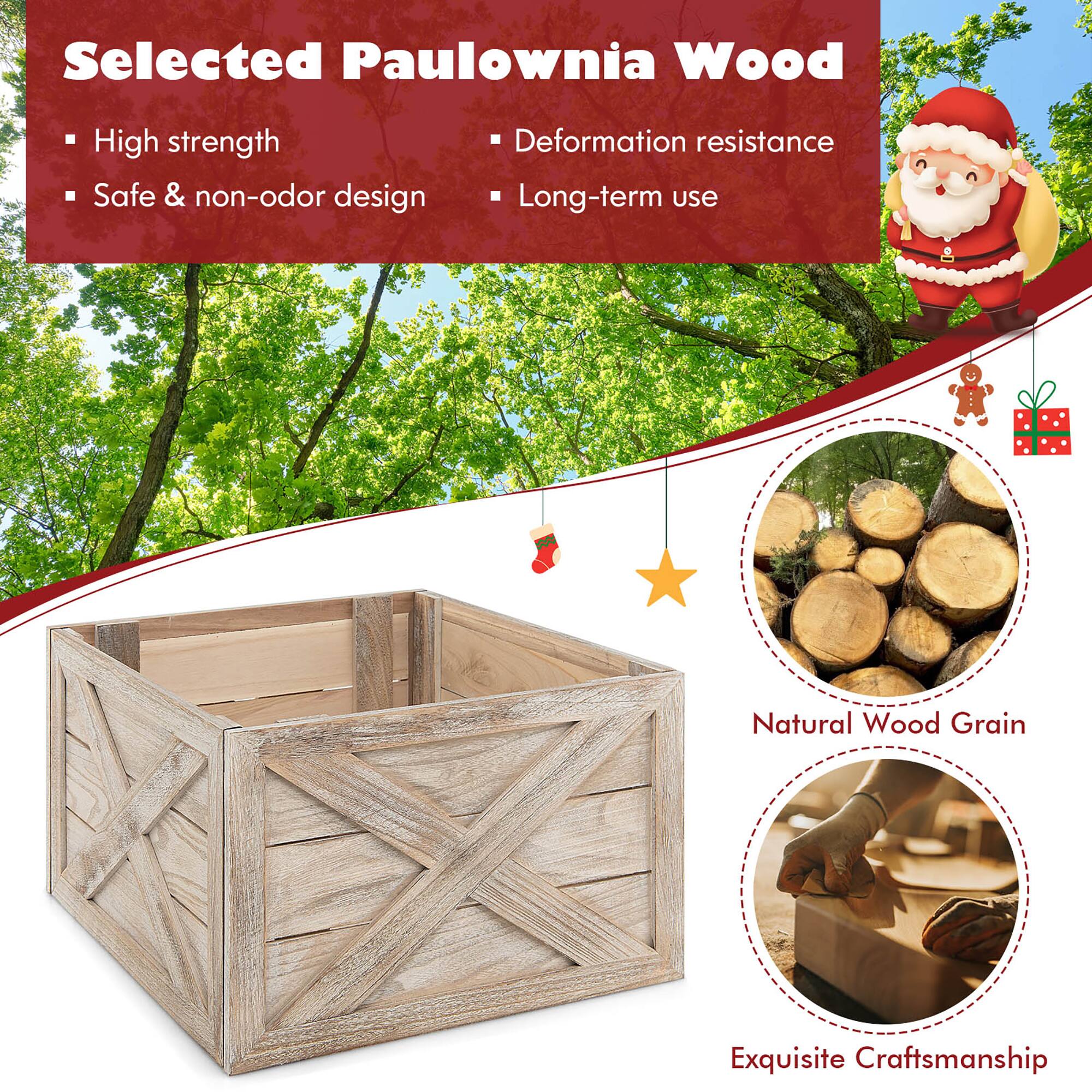 Selected Paulownia Wood: High strength, Safe & non-odor design, Deformation resistance, Long-term use, Natural Wood Grain, Exquisite Craftsmanship.