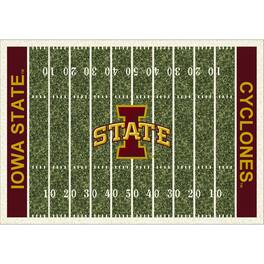 Imperial - Iowa State Cyclones 3'10" x 5'4" Homefield Rug - Black
