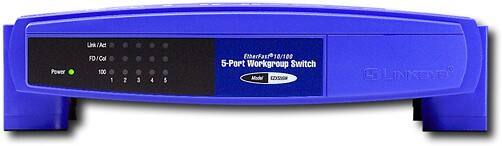 Front Standard. Cisco - Refurbished EtherFast 5-Port 10/100 Workgroup Switch.