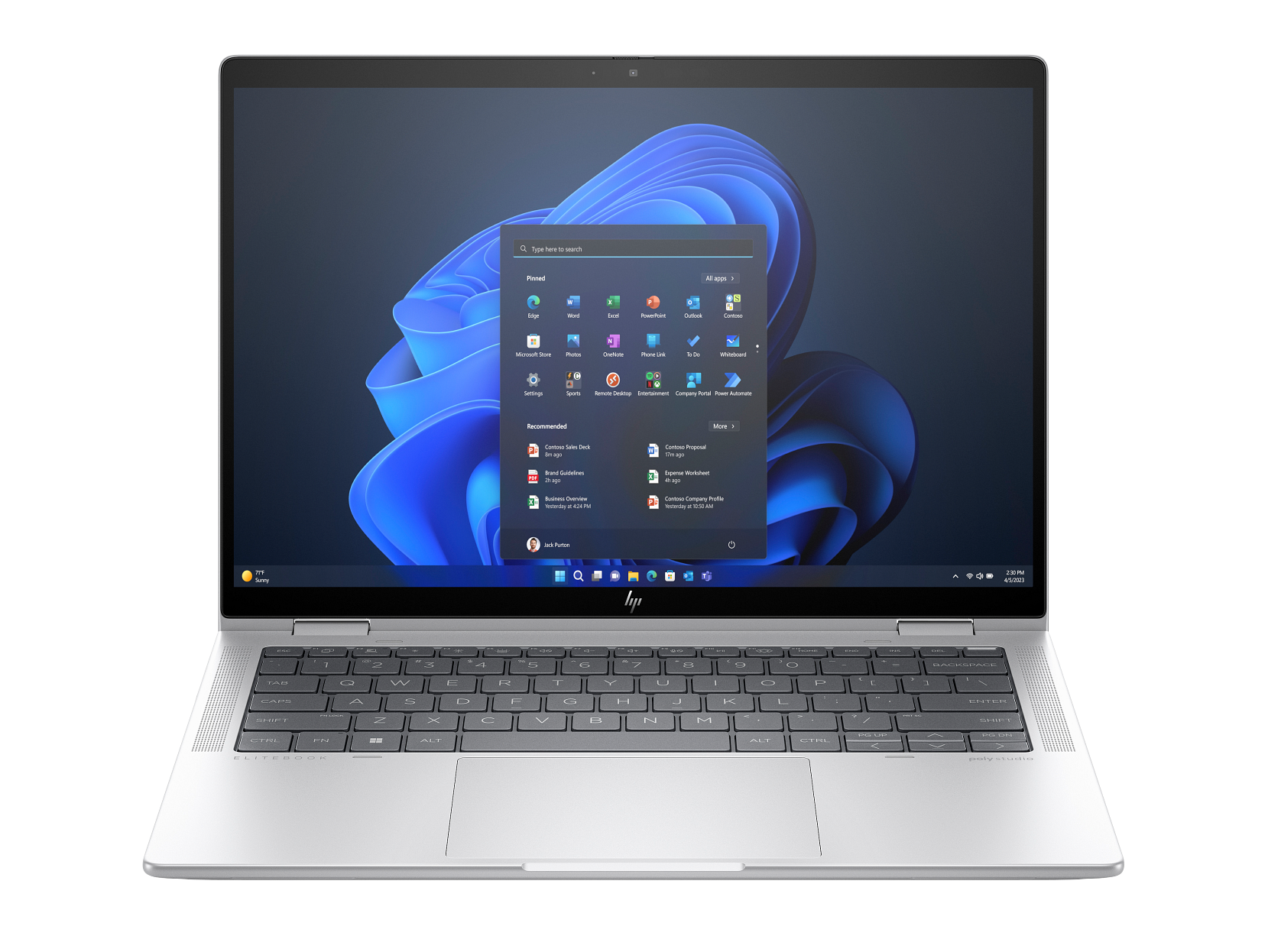 HP - Elite Laptop Computer 14" WUXGA Touch Screen Intel Core Ultra 7 32 GB