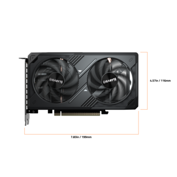 GIGABYTE GeForce RTX 5050 WINDFORCE OC 8GB GDDR6 PCI Express 5.0 GIGABYTE GeForce RTX 5050 WINDFORCE OC 8GB GDDR6 PCI Express 5.0