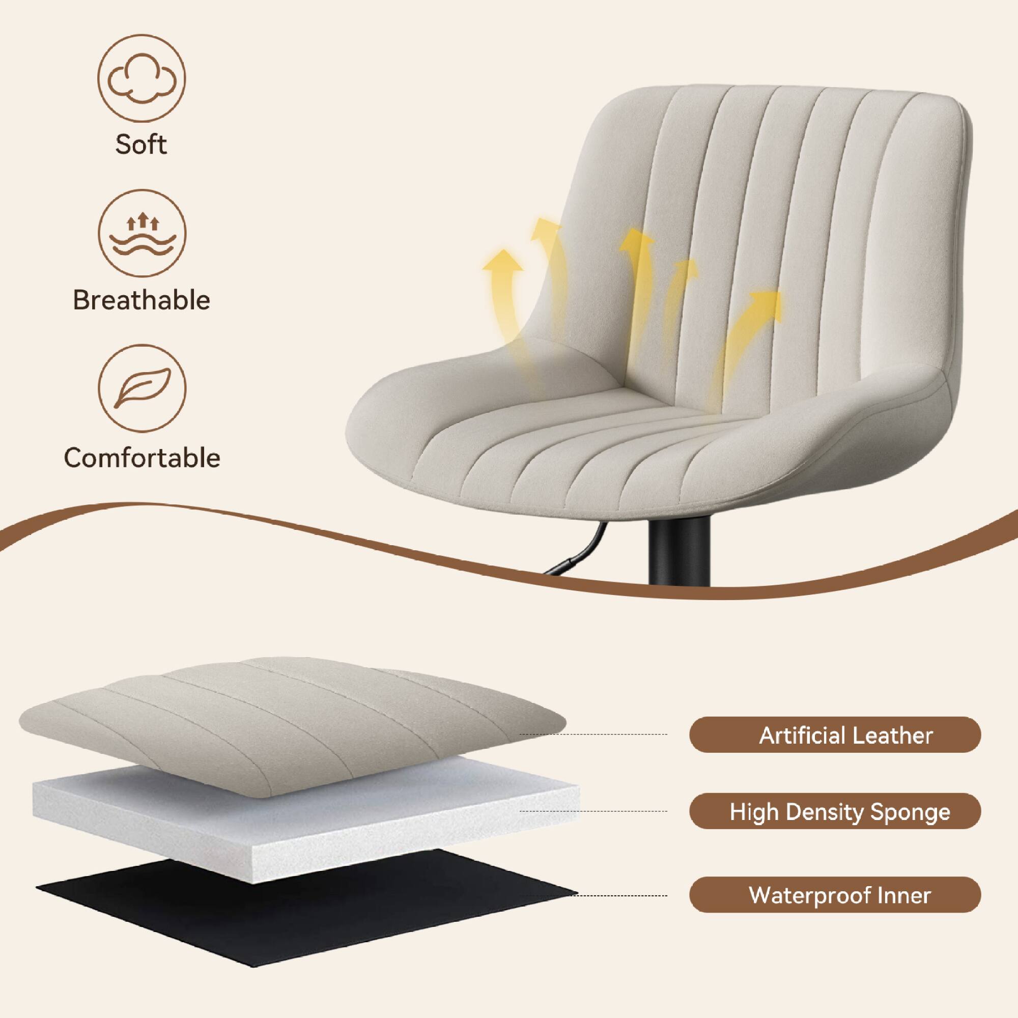 Soft, Breathable, Comfortable  
Artificial Leather  
High Density Sponge  
Waterproof Inner