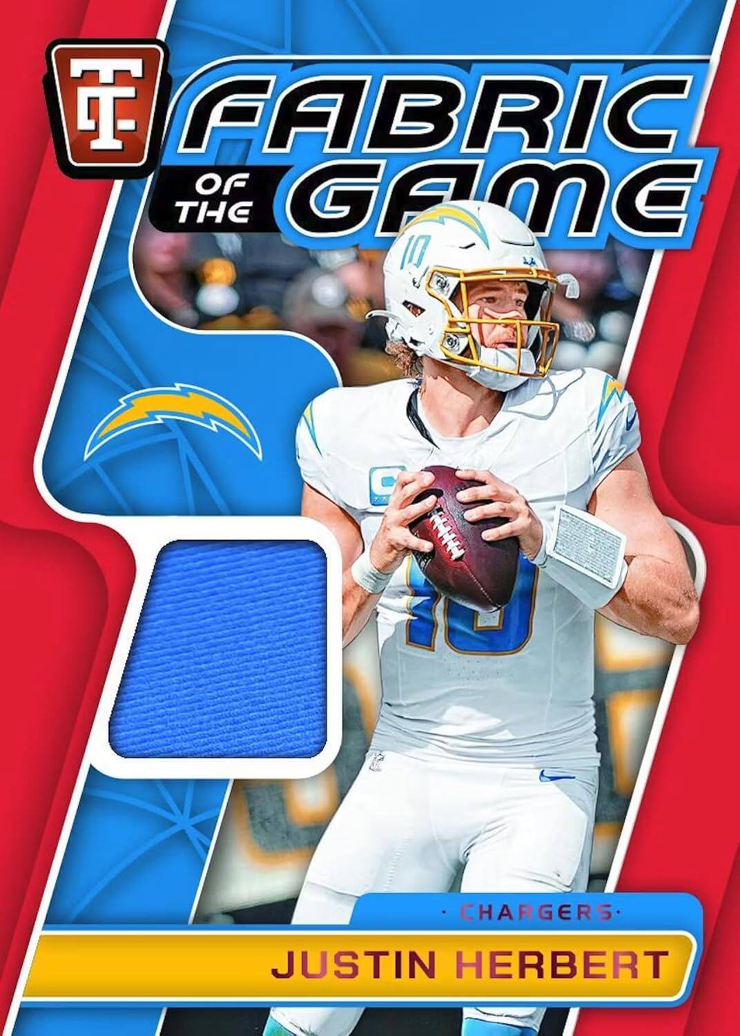 FABRIC OF THE GAME  
1 F 0) P T 1  
CHARGERS  
JUSTIN HERBERT