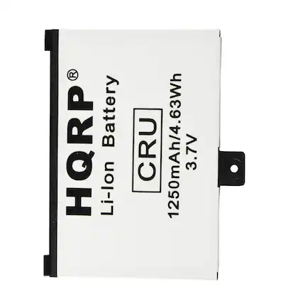 Battery HQRP Li-lon CRU 1250mAh/4.63Wh 3.7V