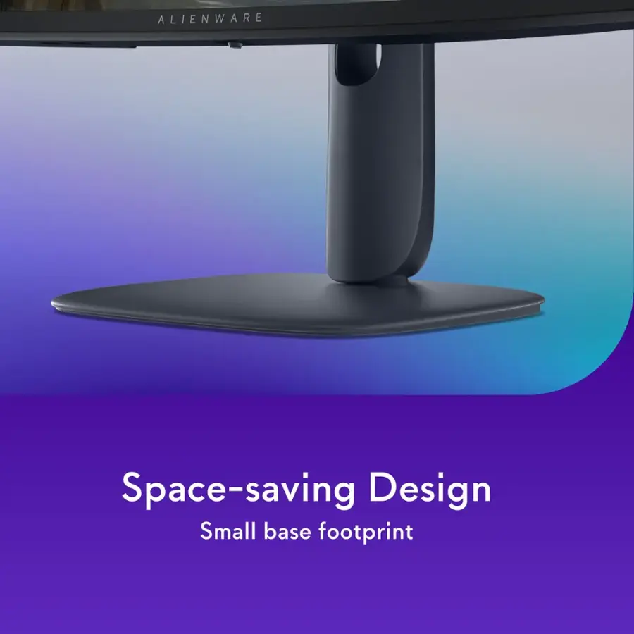 Space-saving Design Small base footprint