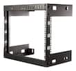 StarTech - 8U Wall-Mount Equipment Rack - Black - Larger Front