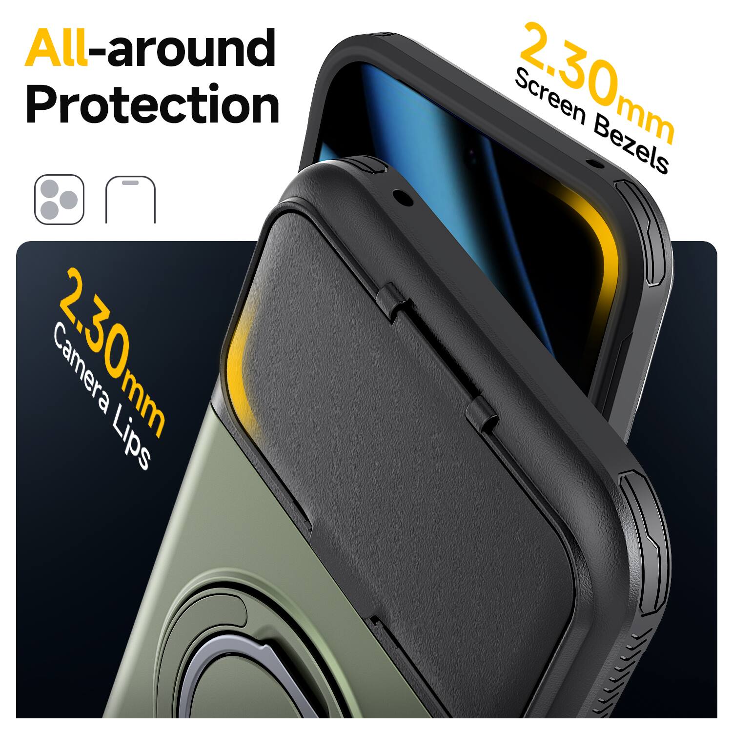 Dteck Rugged Case for Google Pixel 11 Pro XL Shockproof Drop Protection ...