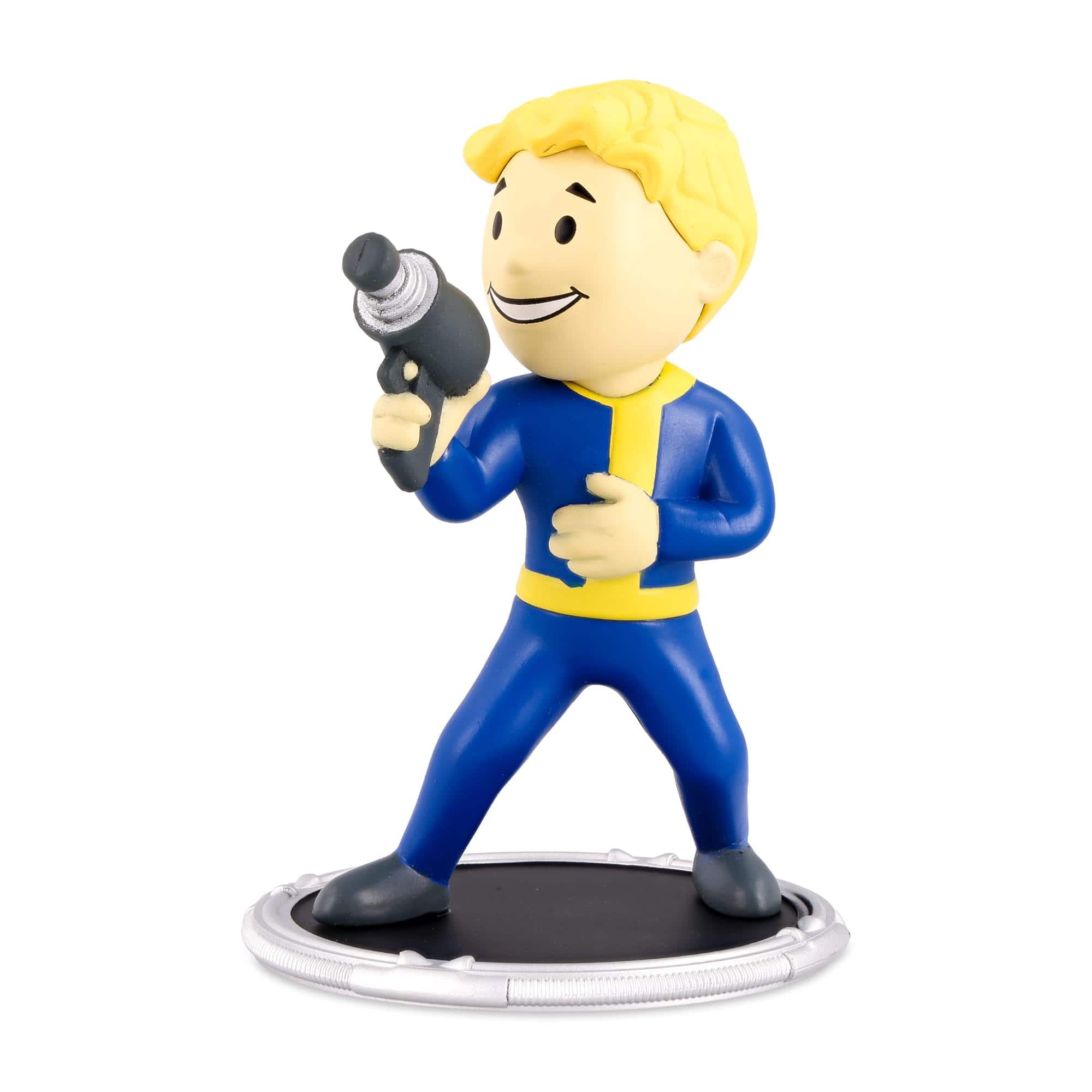 Toynk - Fallout Vault Boy (Gun) 3-Inch Mini Figure - Multi-Colored