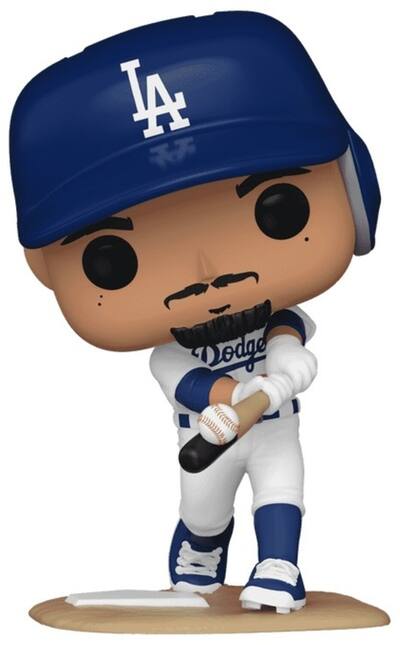 Funko POP! MLB: Dodgers Mookie Betts Collectibles Multicolor Funko POP! MLB: Dodgers Mookie Betts Collectibles Multicolor
