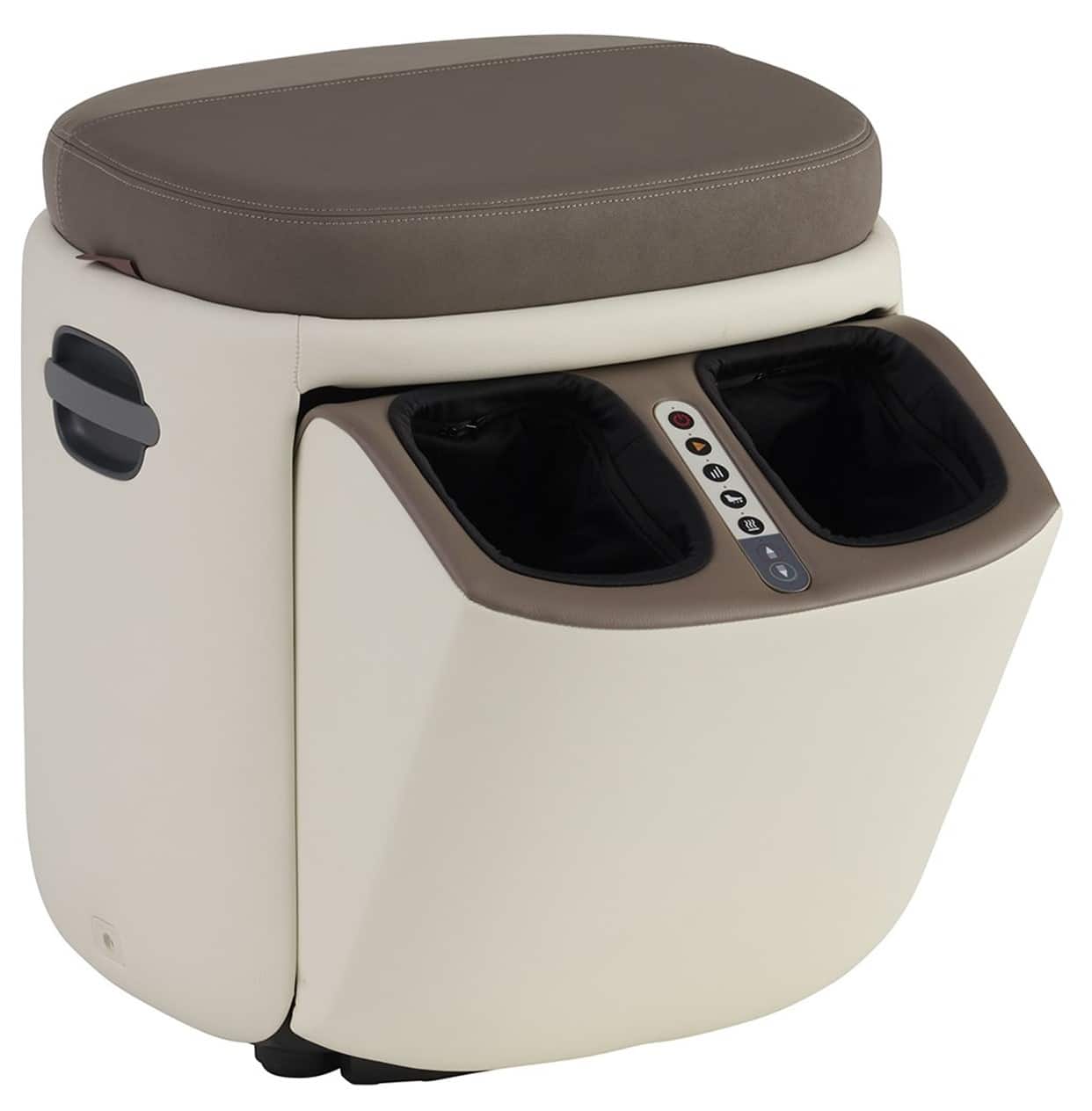 Human Touch - Reveal Ottoman Massager - Cream - Angle_Zoom