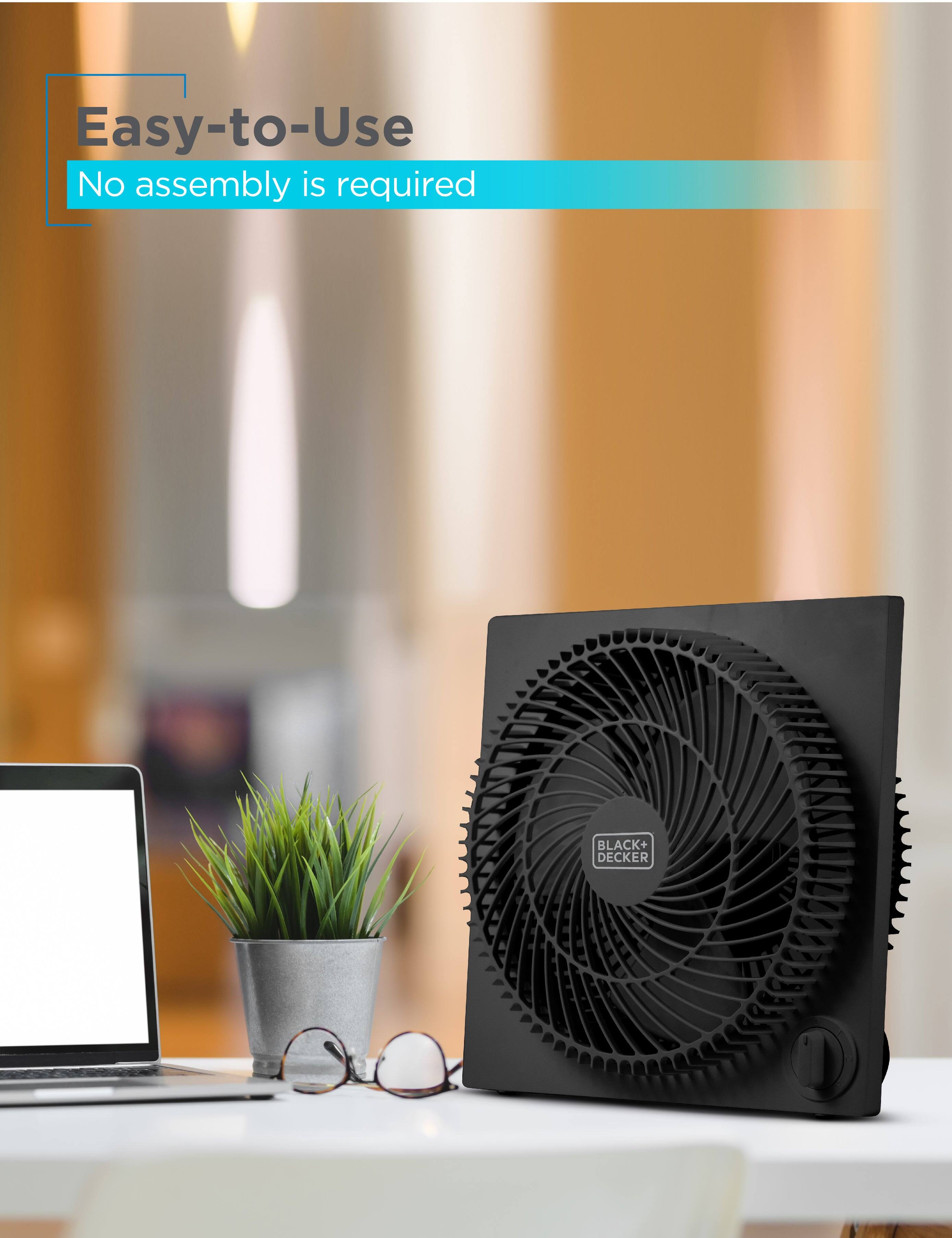 Easy-to-Use, No assembly is required, BLACK+DECKER