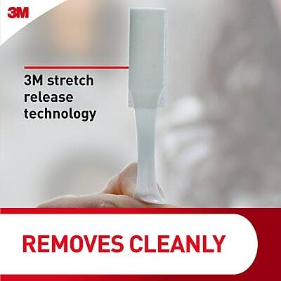 3M stretch release technology  
REMOVES CLEANLY