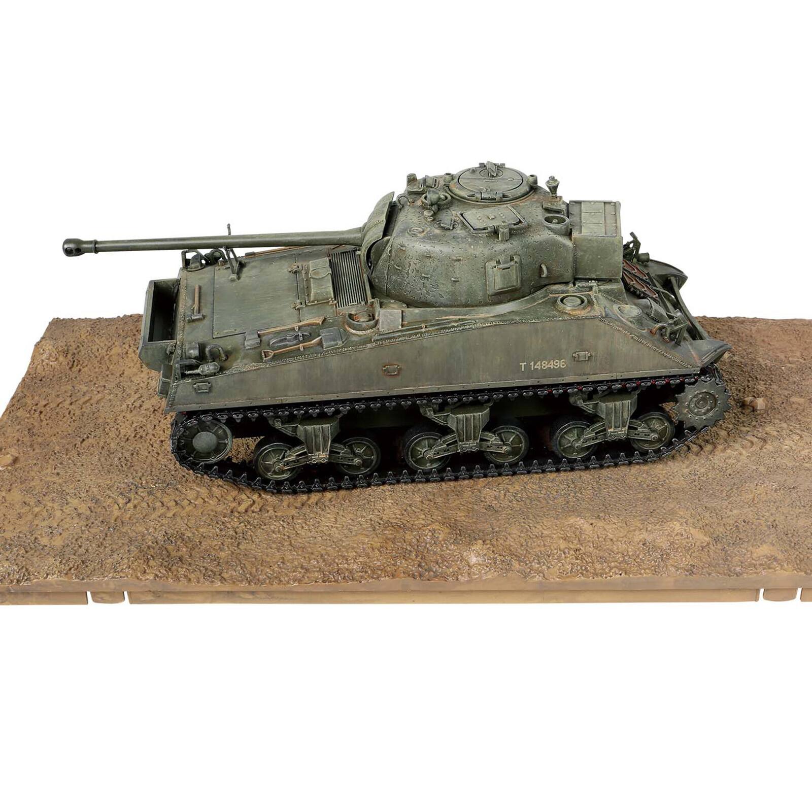 Alt View 7. Forces Of Valor - British Sherman Firefly Vc. Tank "Normandy" (1944) British Royal Army 1/32 Diecast Model by Forces of Valor.