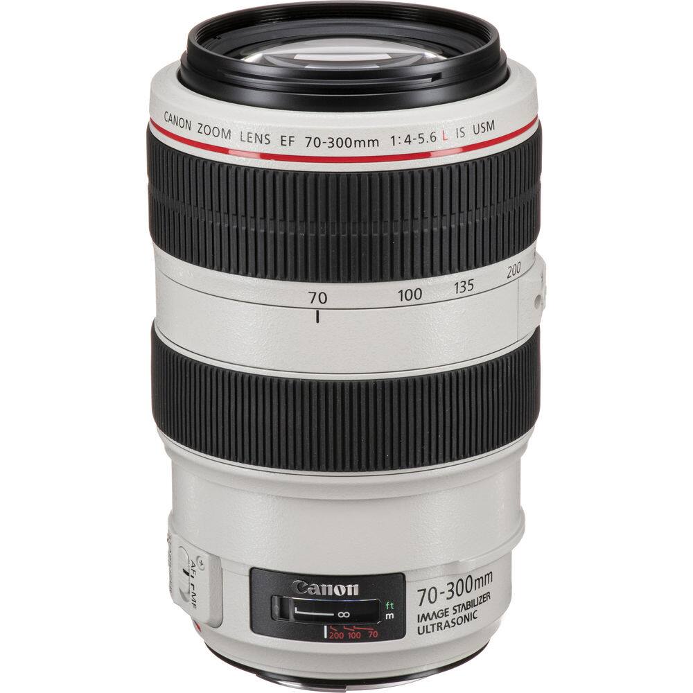 Canon EF 70 300mm f/4 5.6L IS USM Telephoto Zoom Lens + 64GB