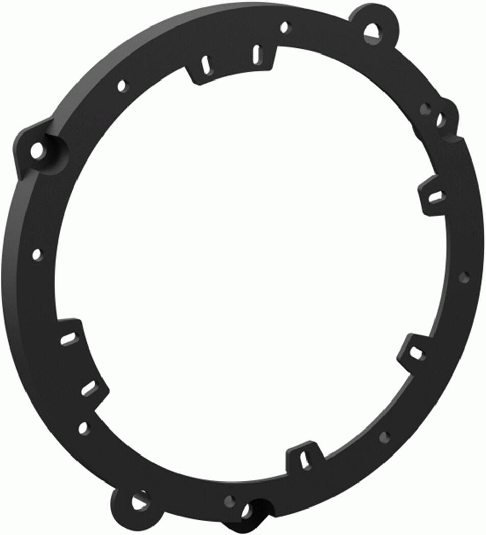 Alt View 11. Metra - Speaker Adapter Plate for Hyundai Accent 2018-2022 and Select KIA 2005-Up (2-Pack) - Black.