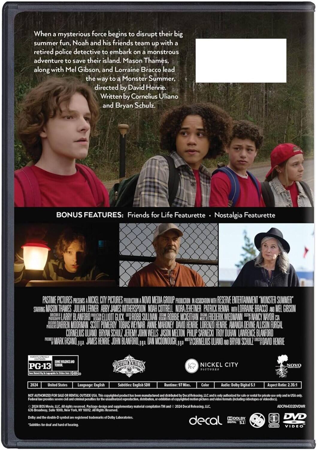 Alt View 1. Monster Summer   - DVD.