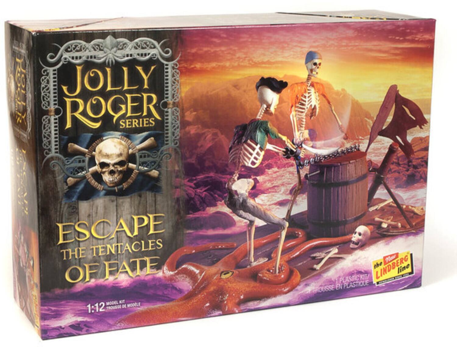 JOLLY ROGER SERIES  
ESCAPE THE TENTACLES OF FATE  
MODEL KIT 1:12  
TROUSSE DE MODELE  
1 PLASTIC KIT / TROUSSE EN PLASTIQUE  
the LINDBERG line