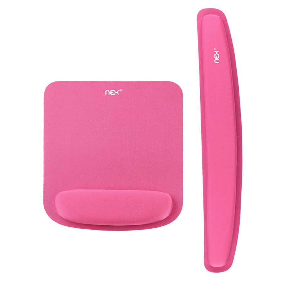 Oumilen Ergonomic Wrist Rest Set Mouse Pad with Memory Foam Support and ...