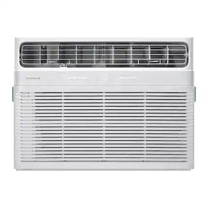 Front. Frigidaire - 1600 Sq. Ft. 23,000 BTU 230V Window Air Conditioner with 16,000 BTU Supplemental Heat Function with Remote - White.